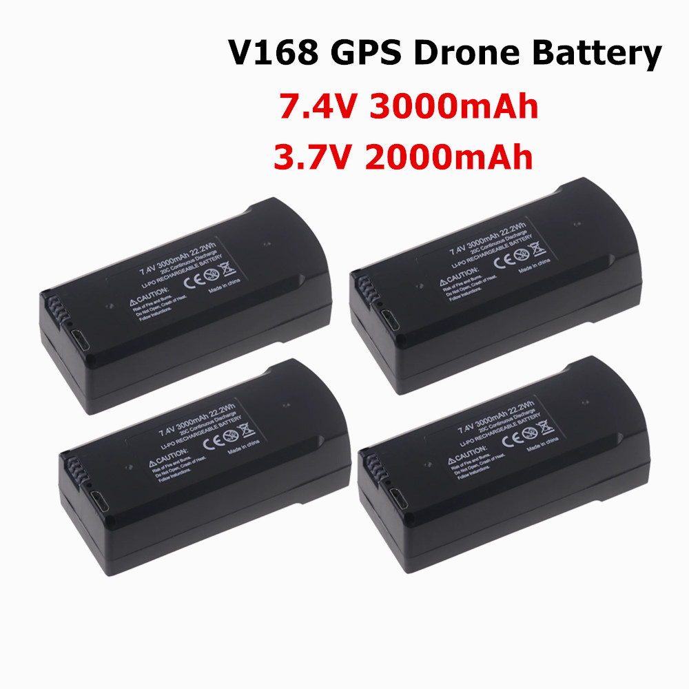 Eachine Drone E58 - 7.4V 3000MAhแบตเตอรี่สําหรับV198 V168 Pro Max GPS