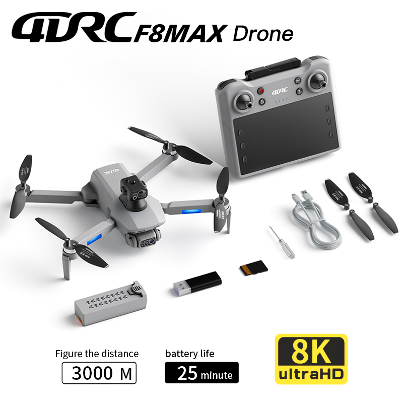 Drone Mapping - โดรน F8 MAX GPS ระดับมืออาชีพ กล้อง