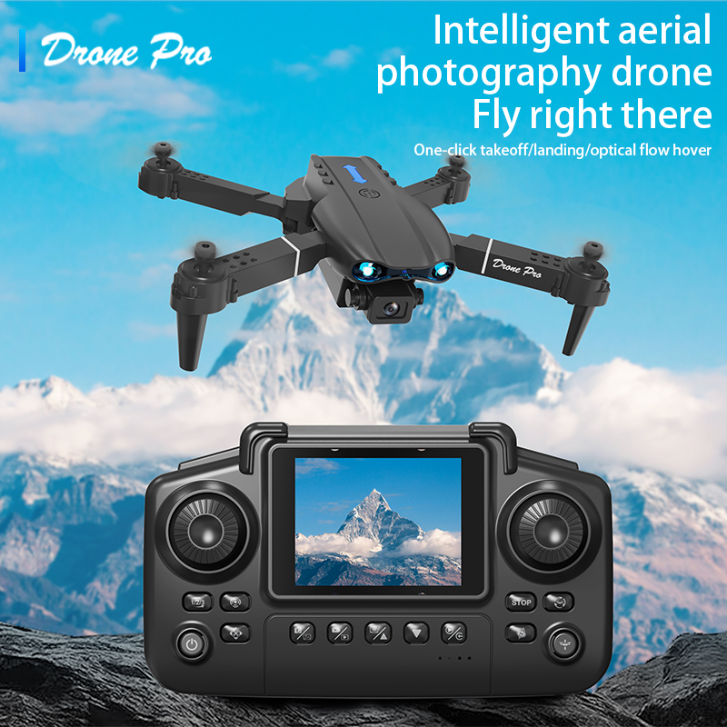 Drone Multispectral - E99 Airหน้าจอควบคุมDrone Professionalกว้างRC Dron HD 4Kกล้องพับเฮลิคอปเตอร์เครื่องบินQuadcopter