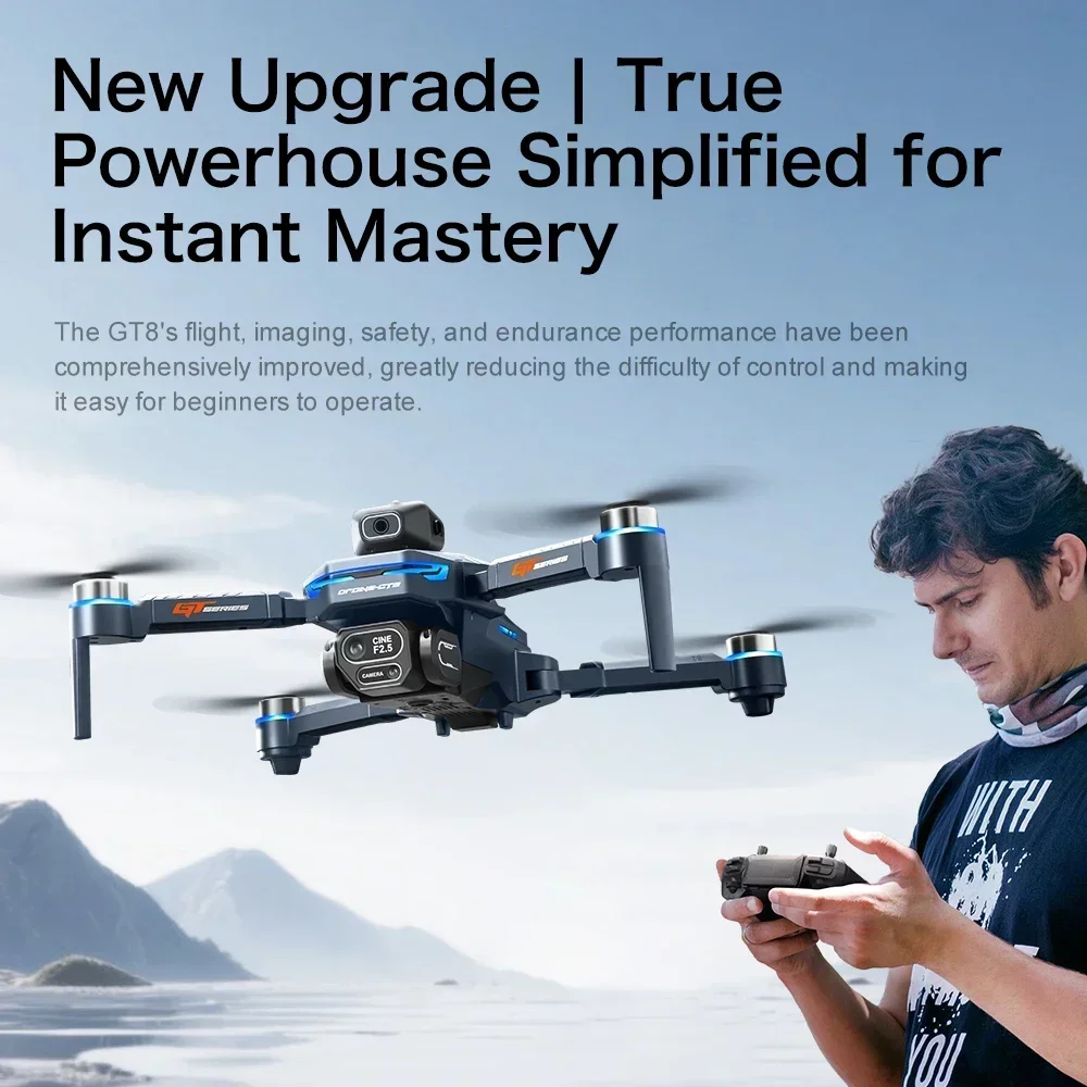 Drone 4K HD GT8 กล้องหลีกเลี่ย - Drone Multispectral บทวิจารณ์และราคา