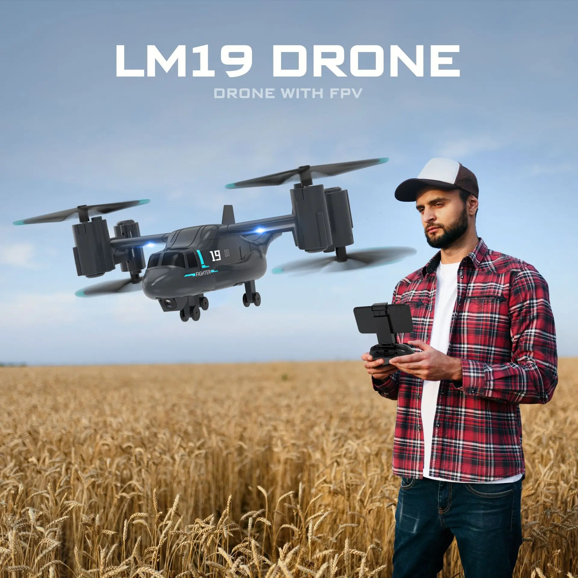 LM19 เฮลิคอปเตอร์บังคับวิทยุ โ - Drone Lidar บทวิจารณ์และราคา