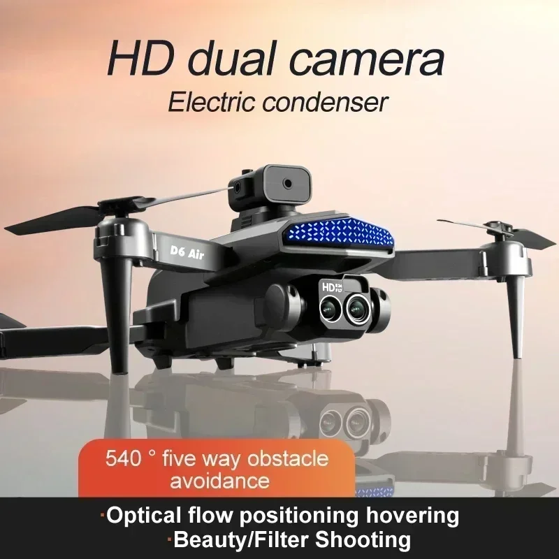 มินิโดรน D6 8k กล้อง HD ระดับม - Drone Multispectral บทวิจารณ์และราคา